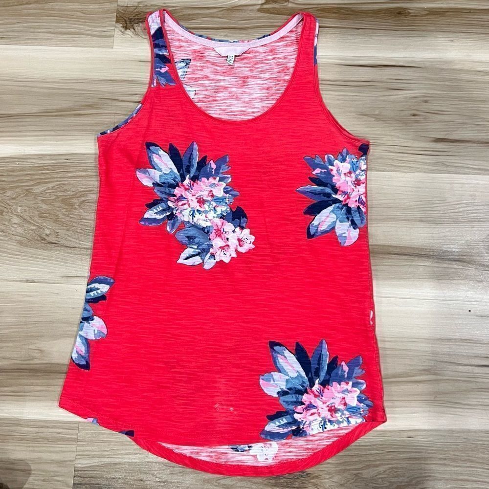 Joules Pink Floral Tank Top Women’s 4